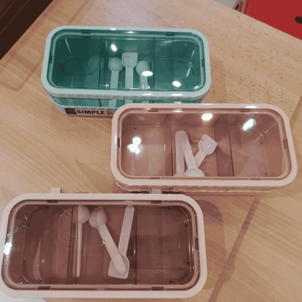 Storage Containers with 3 compartments - Image 2