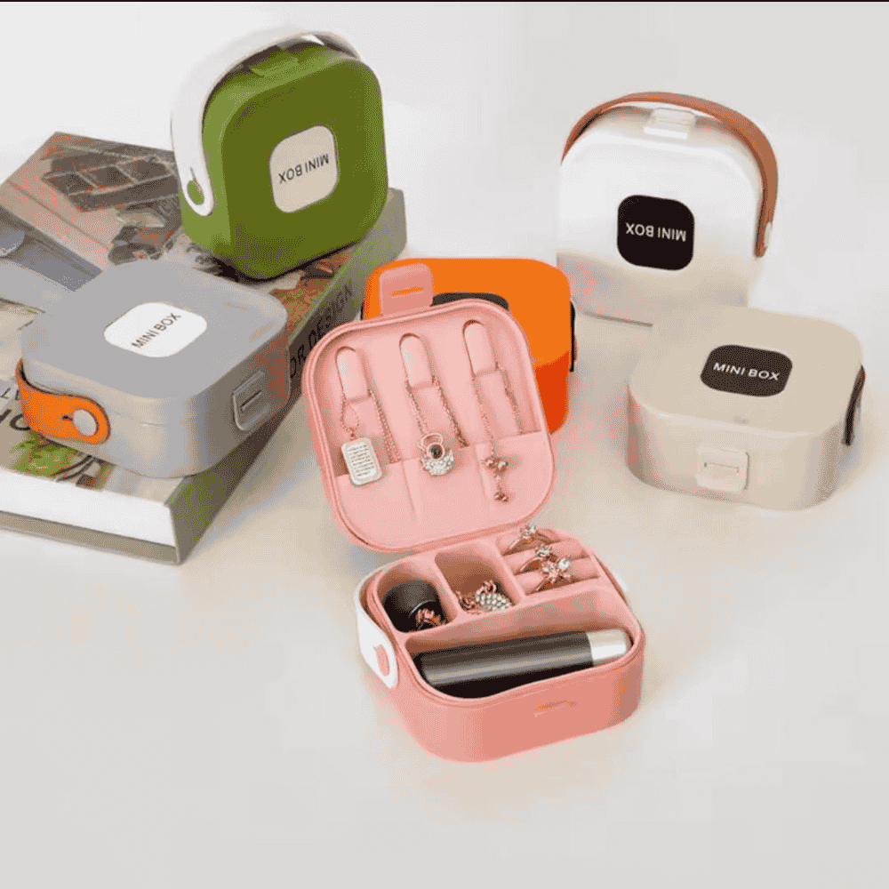 Plastic Jewellery Box with Mirror