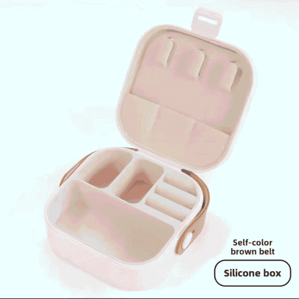 Plastic Jewellery Box with Mirror - Image 3