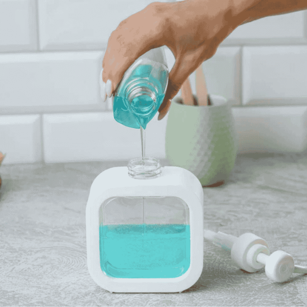 Refillable Wash Hand Liquid, Dish Detergent, Shampoo Lotion Bottle with Pump - Image 2