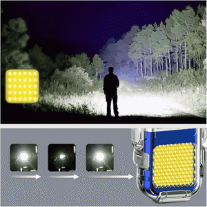 Charging Electric Lighter And Mini COB Light Keychain LED Light