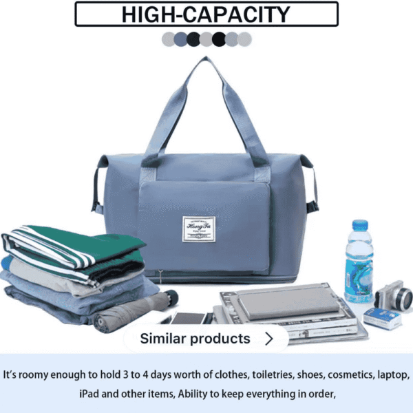 Imported Foldable High Quality Bag For Travel - Image 8