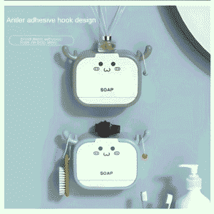 New Cat shaped sticking soap holder