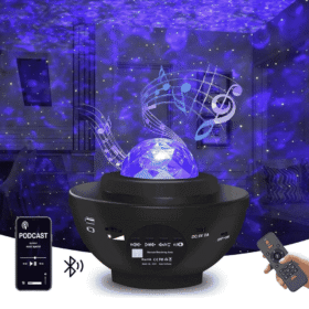 Galaxy Projector Star Light Speaker With Remote Control