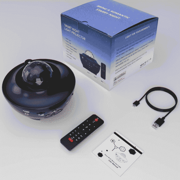 Galaxy Projector Star Light Speaker With Remote Control - Image 3