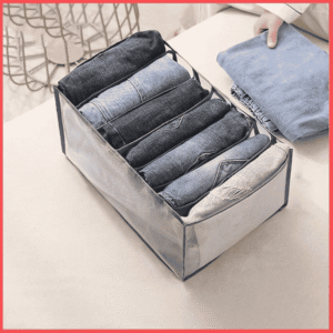 7 Grids Jeans Organizer / Wardrobe Organizer