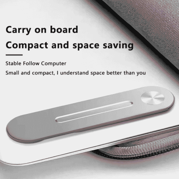 Laptop Phone Stand Metal Expansion Screen Side Mount Magnetic Folding Phone Holder - Image 5