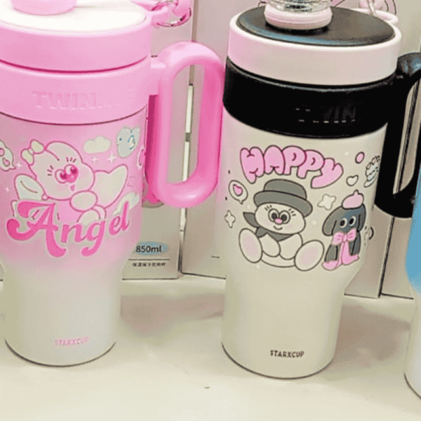 Kids Tumbler Stainless steel Insulated Comes with strainer and straw - Image 5