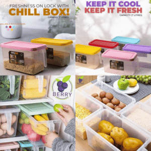 Fridge Storage Chill Box With lid And Handle