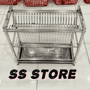 100% PURE STAINLESS STEEL NON MAGNETIC SQUARE DISH AND PLATES STAND