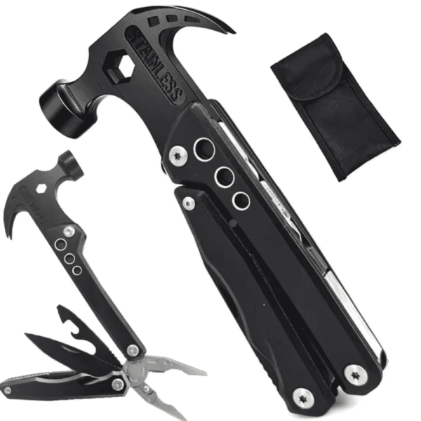 Multifunctional pliers Multitool Claw Hammer stainless steel Tool with Nylon sheath - Image 3