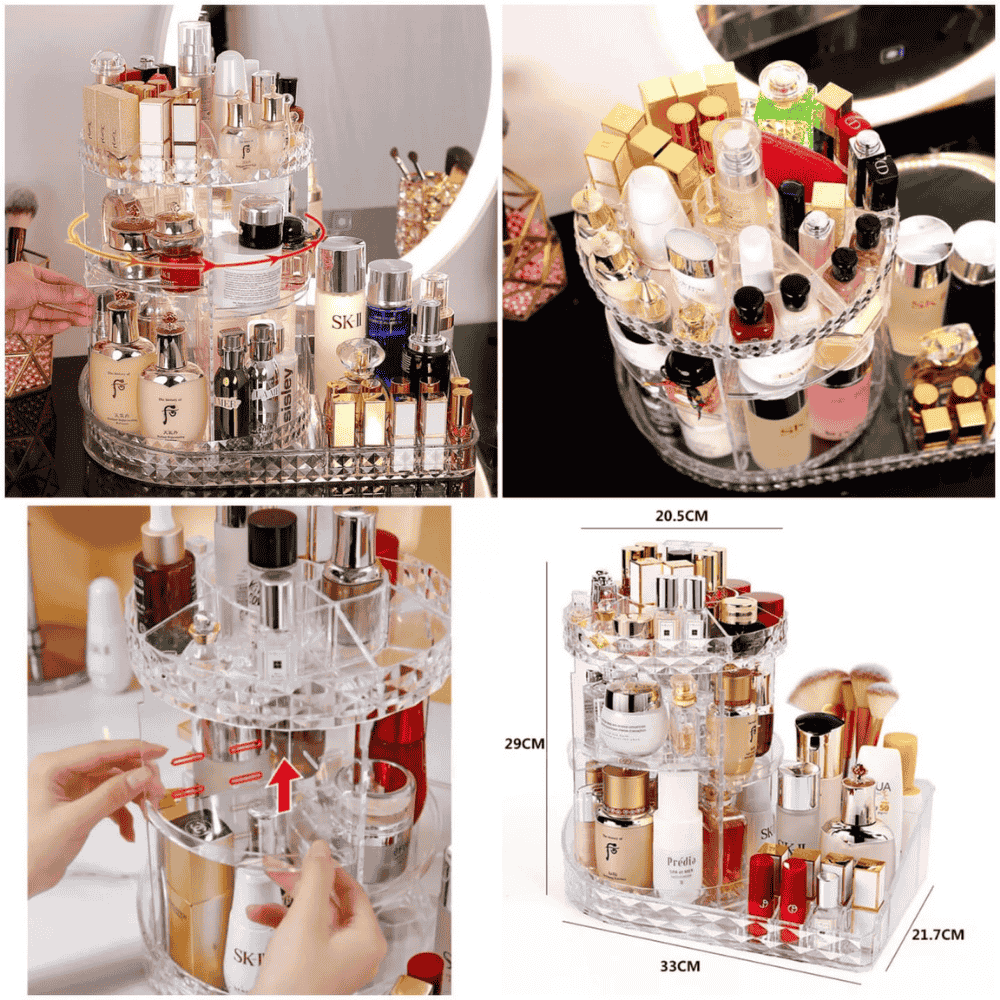 2in1 360° Cosmetic Organizer (Box Packing)