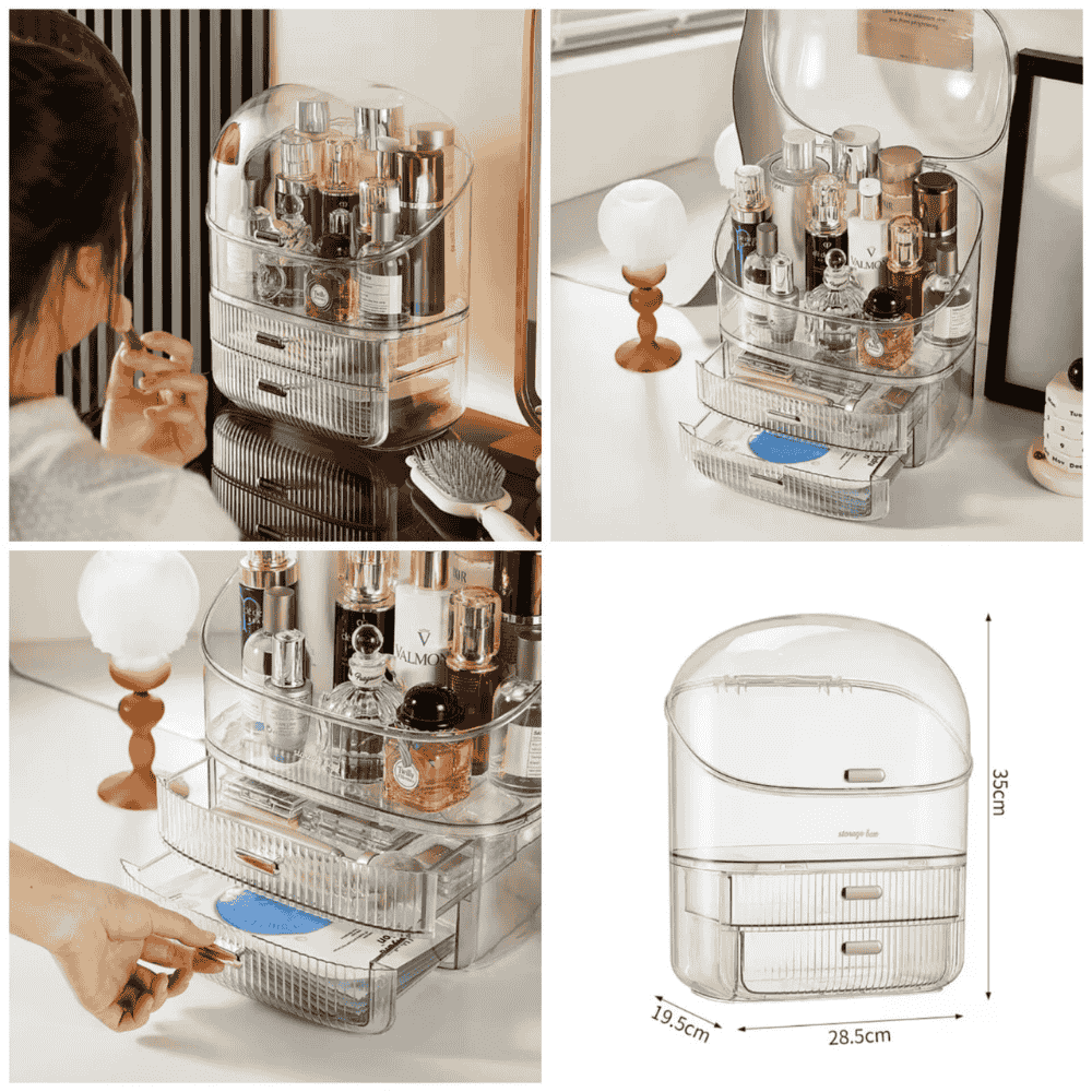 Transparent Luxury Cosmetic Organizer
