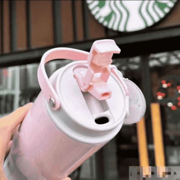 Gradient Color Vacuum Cup, Sports Water Bottle, Outdoor Travel, - Image 2
