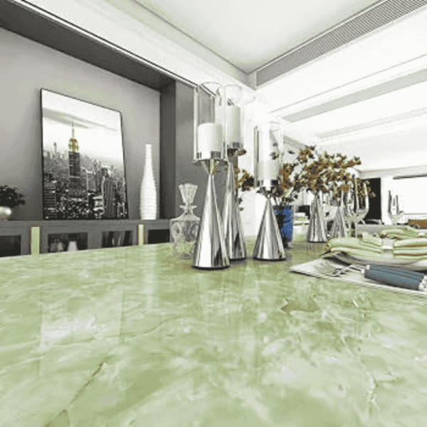 Green Granite Stone Look Marble Effect Contact Paper Faux Countertop Peel and Stick - Image 7