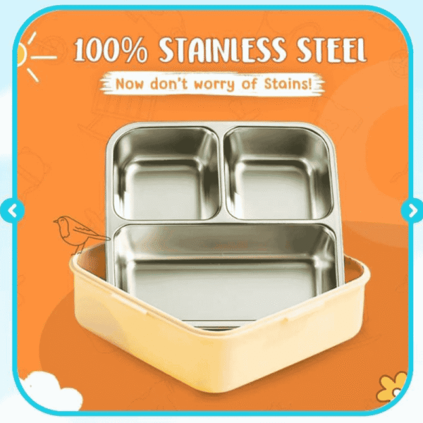New Dino Double Decker Kids Lunch Box Retail - Image 2