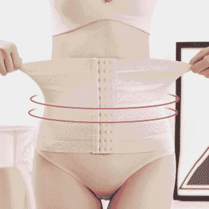 BELLY SHAPER.  ADJUSTABLE STRIPS WHICH SUPPORT TO BELLY