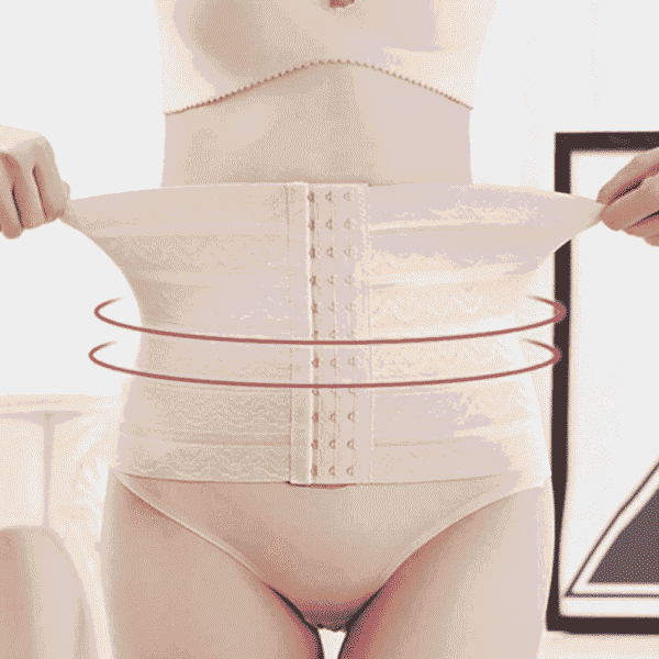 BELLY SHAPER.  ADJUSTABLE STRIPS WHICH SUPPORT TO BELLY