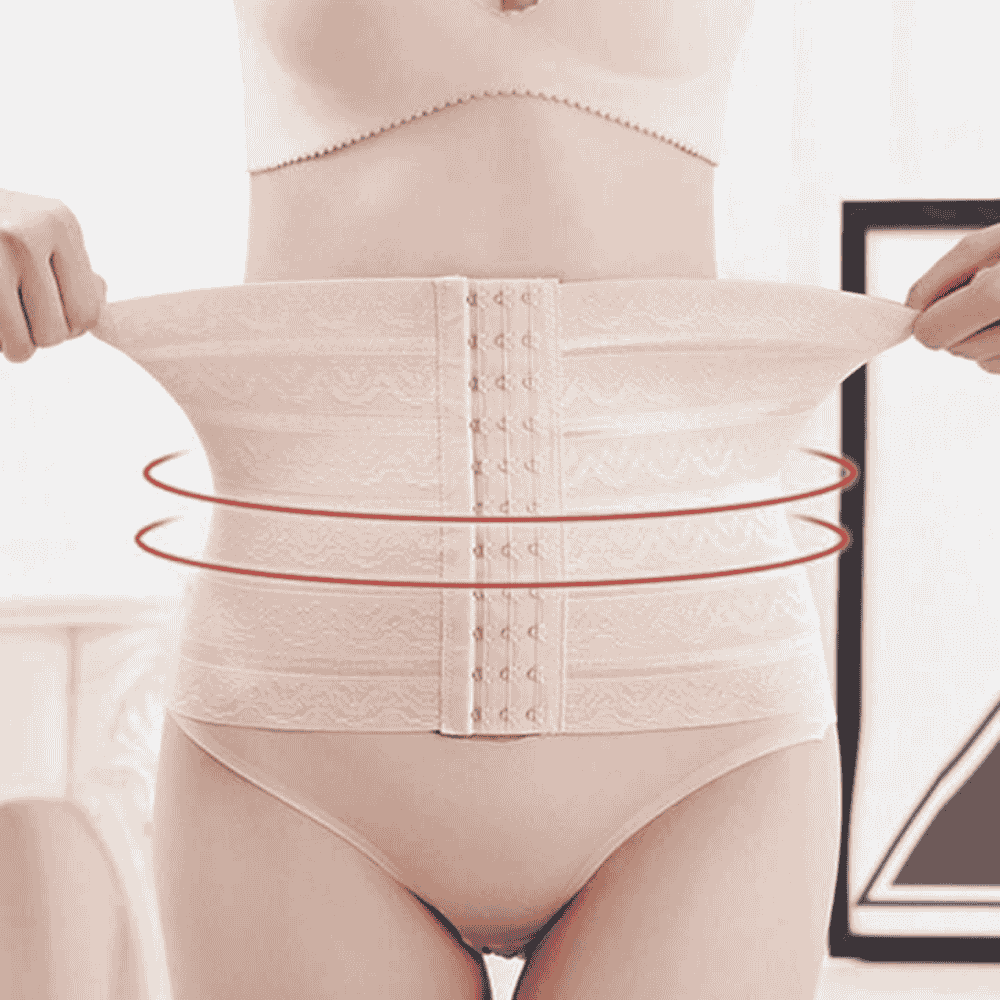 BELLY SHAPER.  ADJUSTABLE STRIPS WHICH SUPPORT TO BELLY