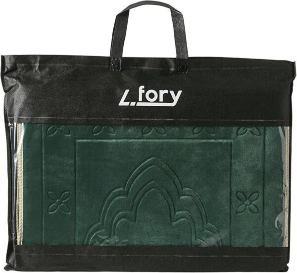 Prayer Rug with Back Support/Foldable Meditation Floor Chair & Carrying Pocket - Image 3
